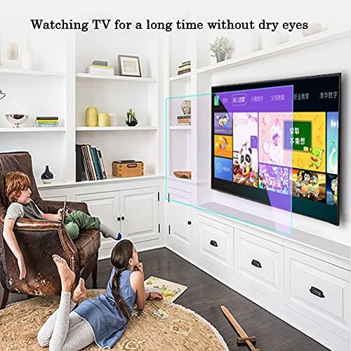 Заштитник на ТВ -екран на мат анти -сјај - Анти -сино светло филтер за гребење за 32-75инч 4K ултра HD LED паметен телевизор / A