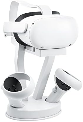 Mcbazel VR Штанд, Прикажи Штанд За Oculus Потрагата 2, Држач За Дисплеј Монтирање Станица Додатоци За Oculus Потрагата 2/PS VR / PS Потег-Бело