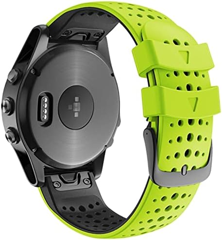 FORFC 26 22mm Внимателни ленти за часовници за Garmin Fenix ​​6 6x Pro 5 5x 3 3HR 935 945 Watch Silicone Correa Smart Watch Smart Watch