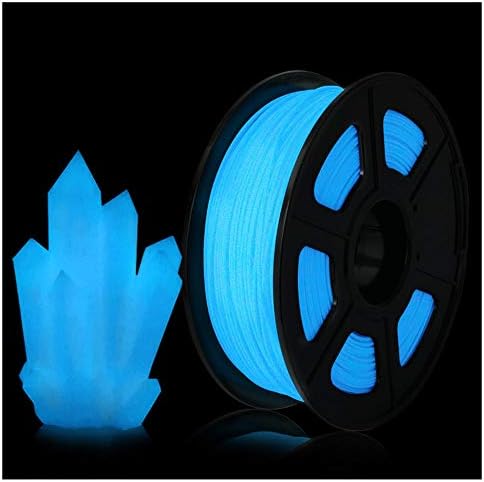 Faruta ABS сјајно влакно 1,75мм, 3Д филамент за печатач, испушта убава светлина во текот на ноќта, количка од 1 кг, сина