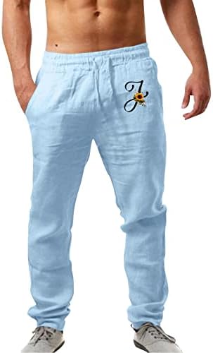 МИАШУИ Јеапан Исечете Панталони Со Директно Вклопување Мажи Машка Мода Секојдневен Печатен Џеб Панталони Со Врвки Панталони Со Големи Димензии