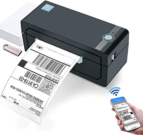 Jadens Bluetooth Термички Превозот Етикета Печатач-безжичен 4x6 Превозот Етикета Печатач, Компатибилен Со Android&засилувач;iPhone