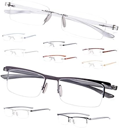 Gr8Sight Класични Очила За Читање Со Лесни Раце За Жени И Мажи Пакет +2.25