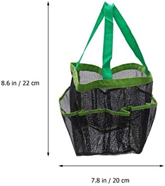 Торбички за шминка за шминка Doitool торбички за складирање на туширање брза суво бања организатор торба со џебови за оддели што висат корпа за