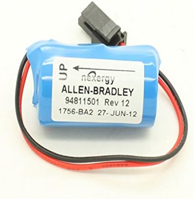 2 пакет 3V 1200mAh Заменска PLC батерија за Ален Бредли 1756-BA2 BR2 / 3A-AB