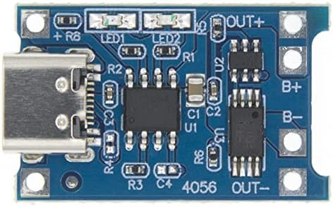 Hifasi TP4056 +Заштита Двојни функции 5V 1A Micro USB 18650 литиум батерија за полнење на табла за полнач за полнач 1 парчиња