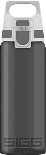 SIGG - Тритан Спортско шише со вода - вкупно антрацит во боја - протек - протек - тешка категорија и распрскувачки пластика Тритан - Безбедна машина