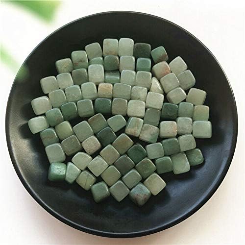 Ertiujg Husong312 100g Природна зелена авентурин коцка коцка камен лекување чакра минерална декорација Природни камења и минерали