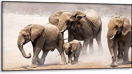 Instarry DIY 5D Дијамант Сликарство Колекции За Возрасни Големи Димензии Целосна Вежба Африкански Слон Стадо Мозаик Кристали