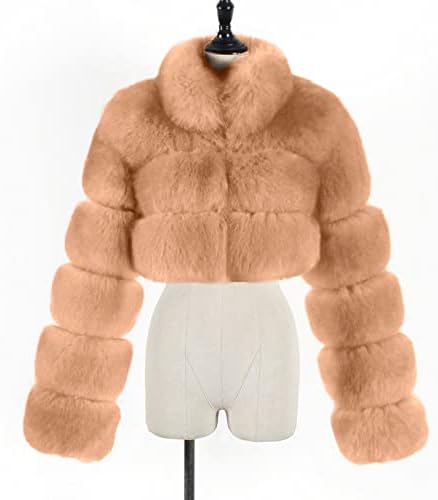 Женски зимски палто јакни со долги ракави случајни кратки топли кадифни кабилни палта жени јакна зима