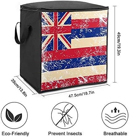 Државно Знаме На Хаваи Голем Јорган Торба За Складирање Кутија Патент На Врвот За Облека Перница Утешител
