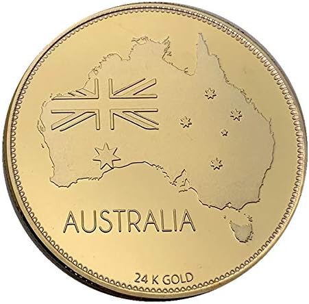 Крипто монета Австралија Сиднеј Дарлинг пристаниште позлатена комеморативна монета со заштитна копија од монети лични аматерски колекционерски