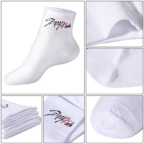 Yimida kpop скитници за деца со атлетски чорапи за момчиња девојчиња и женски skz навивачи подарок - 3 пакувања