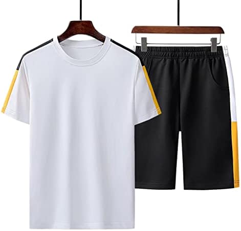 Н/А машка спортска облека постави летни спортска облека со две парчиња маички шорцеви