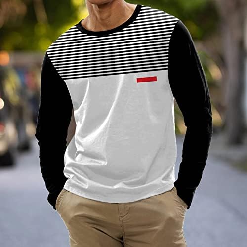 Оиолојм маички кошули 2023 лето удобност мека маичка за џемпери, лежерна мода со долг ракав, печатена плус големина о-врата блуза