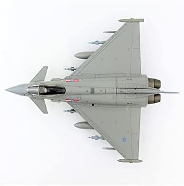 Модели на авиони 1/72 Скала модел на авион погоден за HA6616B Воздухопловни сили EF-2000 Typhoon Fighter Airplane Model Model Souvenir Graphic Display