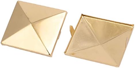 Нов LON0167 25PCS 35мм квадратен облик на хартија Бред светло златен тон за белешка за занаетчиски занает (25 Stücke 35mm Quadratisch Papier