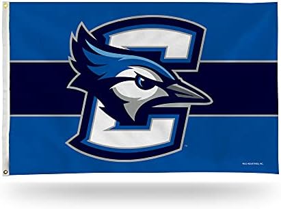 NCAA Creython Bluejays Шарени 3 'x 5' Знаме Знаме-Еднострано-Внатрешен Или Надворешен-Домашен Декор Направен Од Рико Индустрии