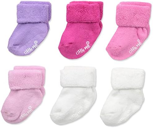 Мало јас бебе-девојки 6 Пакет Различни Чорапи