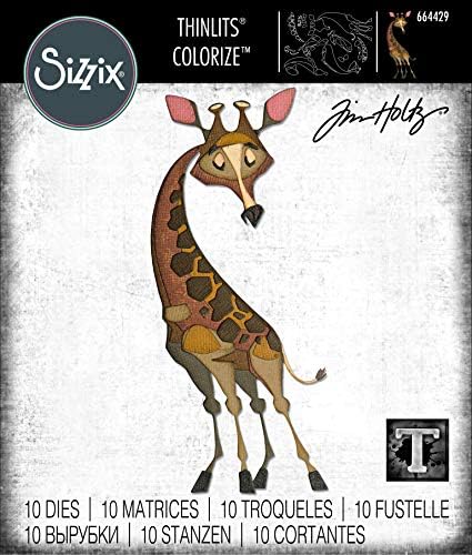 Sizzix Thinlits Die Set, Coloize by Tim Holtz, повеќебојни