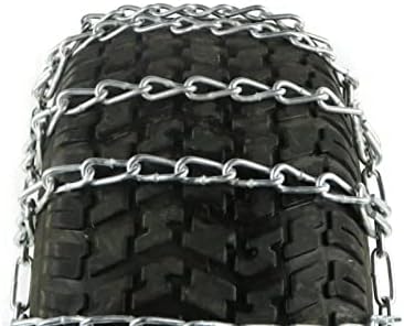 Продавницата РОП | Пар од 2 ланци на гуми за врски за безжични 16x7.5x8 предни & 24x10.5x12 Задни гуми