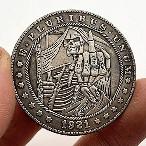Копија Монета 1921 Скитници Монета Прст Омилена Монета Комеморативна Монета Сребрена Обложена Среќа Монета Виртуелна Монета Колекција Монета Занаети