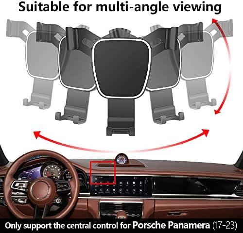 Lunqin Car Телефонски држач за Porsche Panamera 2017-2023 Автоматски додатоци за навигација за внатрешни работи за внатрешни работи