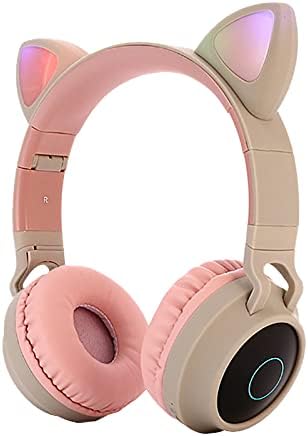 #SK43U4 слушалки за уши за мачки безжични стерео слушалки за слушалки за гејмер