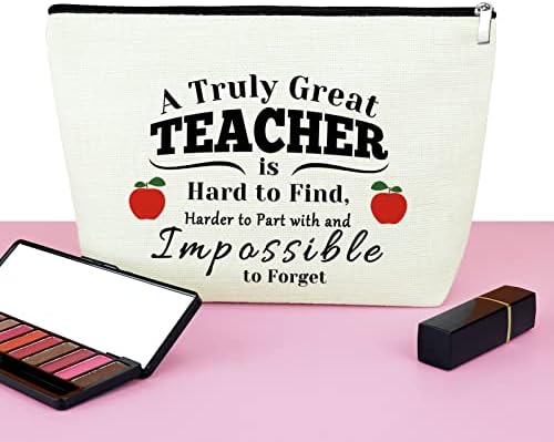 Торба за шминка за наставници Ви Благодариме Подарок Козметичка Торба Благодарност Најдобар Учител Подароци За Пензионирање За