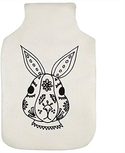 Покривање со шише со топла вода „украсена глава на зајаци“