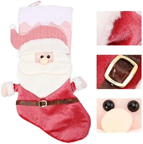 СОИМИС 1 еез Божиќно Порибување Украсен Чорап Приврзок Торба За Подароци Торбичка За Чување Бонбони