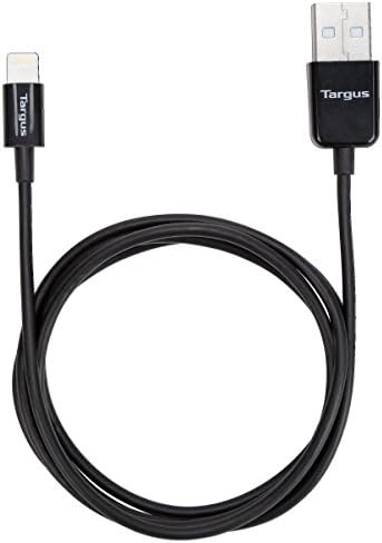 Targus Sync & Charge Moilning Cable за iPhone и компатибилни уреди со Apple, 1 метар, црно