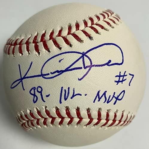 Кевин Мичел потпиша мајор лига Бејзбол МЛБ „89 NL MVP“ PSA W40150 Mets - Автограмски бејзбол