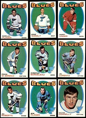 1971-72 Топс Сент Луис блуз тим сет Сент Луис блуз екс+ блуз