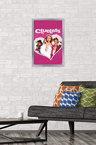 Trends International Clueless - постер за розови wallидови, 22.375 x 34, премиум нерасположена верзија