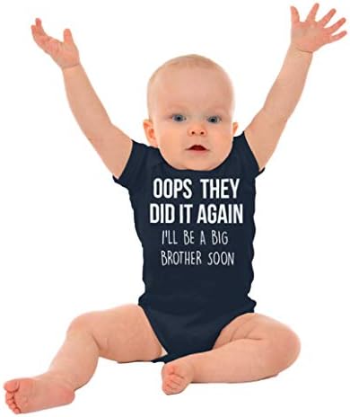 Брендови на Бриско Брендови Смешно Големиот брат Бебе Објавено за бебешки Тело -скокач момчиња