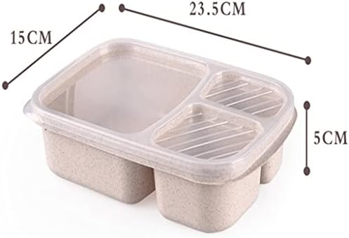 Микробранова кутија YGQZM Bento Bento кутија со оддел пикник бенто кутии контејнер за храна Детска школа за возрасни канцелариски ручек за
