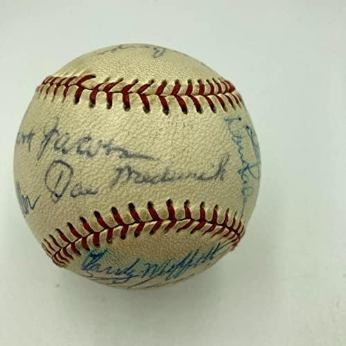 Вили Мејс oeо Медвик Нели Фокс 1960 -тите Хоф Легенда Мулти потпишан бејзбол ЈСА - Автограм Бејзбол