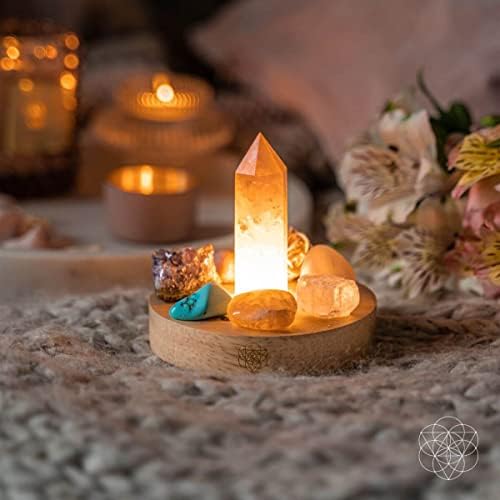 Свесни предмети - Божествена женствена кристална ламба - лековити кристали ламба - аметистична ламба - ламба за камења природно - кристално