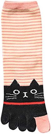 Девојки од пети девојки памук чорап зимски чорапи печати жени пет бар мачки повеќебојни чорапи машки жешки