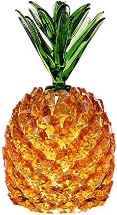 Домашна декорација кристал ананас украси ананас трем вино кабинет вештачки кристален креативен подарок за плетење украс