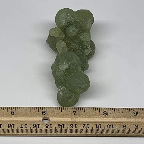 Watangems 165.9g, 3,8 x1.9 x1.2 , природен нетретиран прехнит со минерален примерок од епидот за вклучување од Мали, Б7056