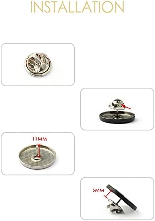 Mahavimoksa 10pcs рамни површински метални копчиња за метални иглички без шиење и без алатки копче за инстант замена за занаетчиство за занаетчиска облека палто торба чан?
