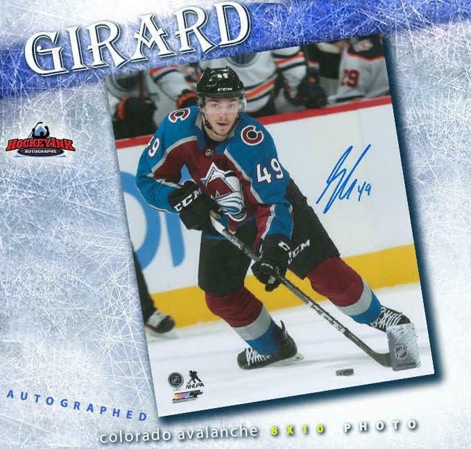Сем Girирард Колорадо Лавич потпиша 8x10 Фото - 70237 - Автограмирани фотографии од НХЛ