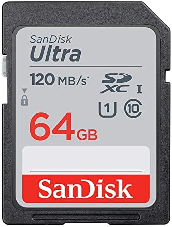 Sandisk 64GB 120mb/S Ултра UHS-I Sdxc Мемориска Картичка Со Фокус Се-Во-Едно Пакет Читач На Картички Со Голема Брзина
