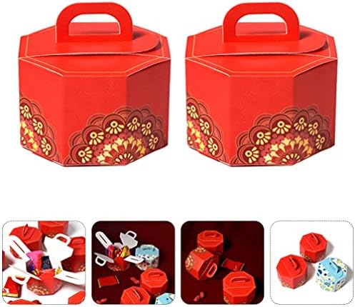 Абаодам деверуша подароци невеста подарок 50 парчиња кинески стил бонбони кутии кинески свадба третираат бонбони кутии хартија