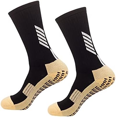Атлетски чорапи на UneedVog Атлетски чорапи против лизгање на фудбалски чорапи, спортски чорапи со топка чорапи за подигање чорапи