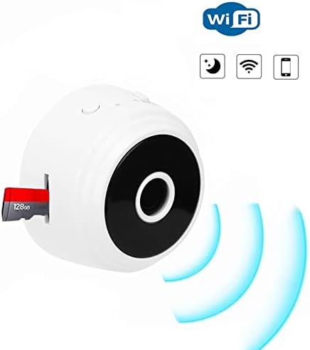 Мини шпионска камера, магнетна задна обвивка 1080p HD Компактен и преносен микро USB ABS мини WiFi камера за канцеларија за безбедност