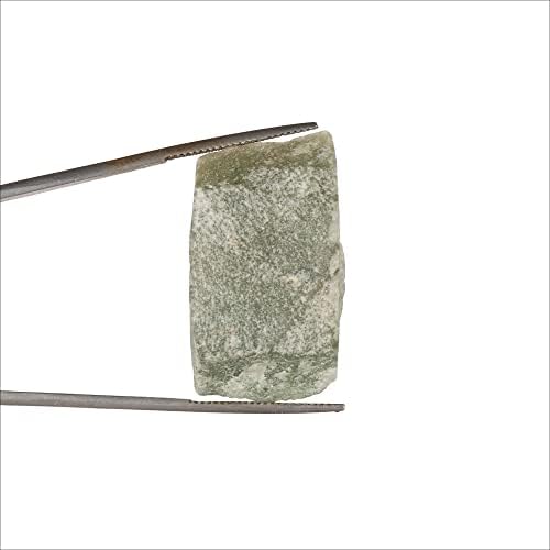 GemHub природна сурова сурова сурова сурова груба зелена жад заздравување кристал лабав скапоцен камен- 58,2 ct.