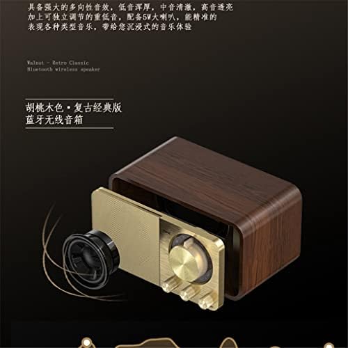 Дебел дрвен Bluetooth звучник ретро класичен музички плеер Hifi стерео опкружувачки субвуфер субвуфер FM радио компјутерски аудио аудио